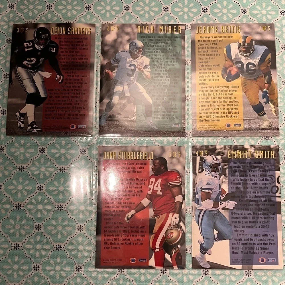Panini 🏈 fleer